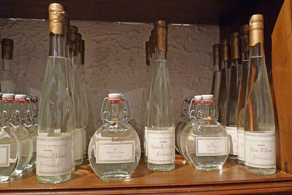 eau de vie on a shelf